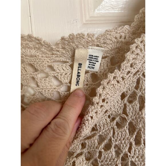 Billabong Boho Crocheted Sheer Top - Picture 5 of 6